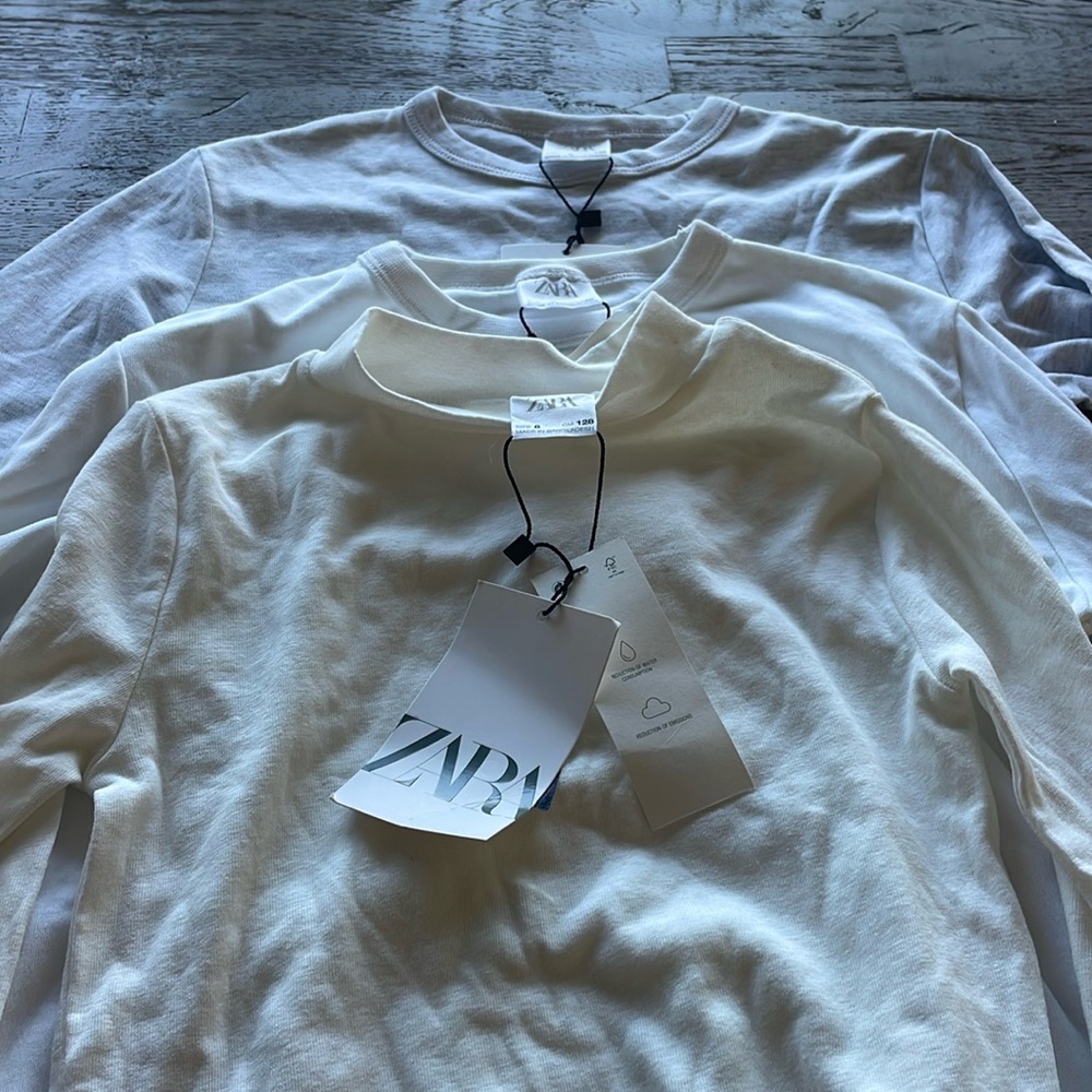 Zara long sleeve shirts brand new with tags